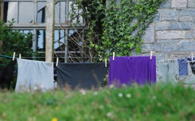 Washing line at Soundcamp